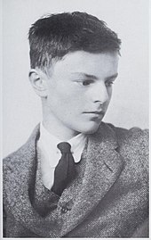 Photograph of a teenaged white boy