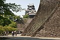 Dry stone walls of Kumamoto Castle, Completed in 1600.