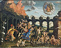 Triumph of the Virtues (1499-1502) by Andrea Mantegna.