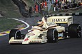 Thirerry Boutsen driving for Arrows at the 1985 European Grand Prix