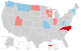 United States gubernatorial elections, 2012