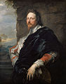Image 5 Nicholas Lanier Painting credit: Anthony van Dyck Nicholas Lanier (baptised 10 September 1588 – buried 24 February 1666) was an English composer and musician; the first to hold the title of Master of the King's Music, in the service of Charles I and Charles II. He was one of the first composers to introduce monody and recitative to England. After this oil-on-canvas portrait was painted by the Flemish painter Anthony van Dyck in Antwerp, Lanier convinced the king to bring van Dyck to England, where he became the leading court painter. The portrait displays an attitude of studied carelessness, often termed sprezzatura, defined as "a certain nonchalance, so as to conceal all art and make whatever one does or says appear to be without effort and almost without any thought about it". The painting now hangs in the Kunsthistorisches Museum in Vienna. More selected pictures