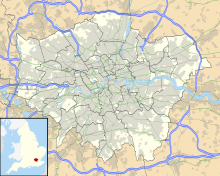 1915 Ilford rail crash is located in Greater London