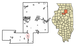 Location in Marshall County, Illinois