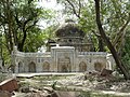 Tomb and wall mosque in Mehrauli Archaeological Park.