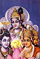 Image 12Shiva (left), Vishnu (middle), and Brahma (right) (from Hindu deities)