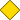 Yellow diamond sign with thin black border