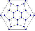 24-fullerene (Hexagonal truncated trapezohedron graph)