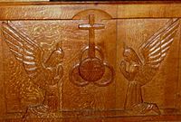 Carving on Clergy Stall in Northwood Church