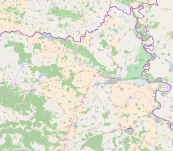 Koritna is located in Osijek-Baranja County