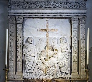 Relief of Lamentation of Christ by Tullio Lombardo