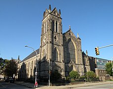 St. Peter's Roman Catholic Church, built in 1874, at 720 Arch Street.