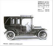 1909 Simplex Model 50 Landaulet