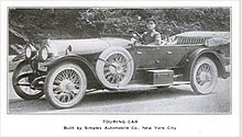 1917 Simplex Crane Model 5 - Simplex Touring body