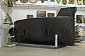 On display is the original Brandtaucher, Germany's first submarine.