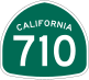 Interstate 710 and State Route 710 marker