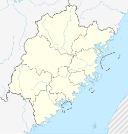 Hanjiang is located in Fujian