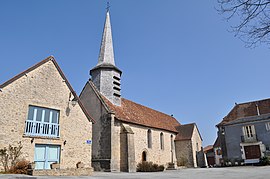 The church in Dompierre-les-Eglises