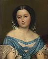 Image 11 Portrait of Henriette Mayer van den Bergh Painting: Jozef Van Lerius Portrait of Henriette Mayer van den Bergh, an oil painting on canvas completed by the Belgian painter Jozef Van Lerius (1823–1876) in 1857. Van Lerius, a student of Gustaf Wappers, was a teacher at the Royal Academy of Fine Arts in Antwerp from age 31. He was known primarily for his mythological and biblical scenes, as well as his portraits and genre pictures. The subject, Henriette Mayer van den Bergh, was the mother of the art collector Fritz Mayer van den Bergh; after his death, she founded the Museum Mayer van den Bergh in Antwerp to house his collection. More selected pictures