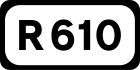 R610 road shield}}