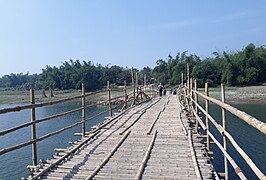 A local bridge on Jalangi river