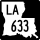 Louisiana Highway 633 marker