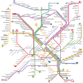 Metro + S Lines map