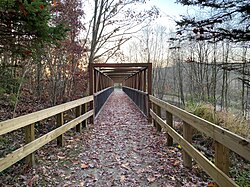Montour Trail bridge over PA 980