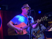 SJ, folk-alternative and pop singer, performing at Open Mike's in Florida in 2018.