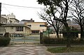 Fukuoka junior high school; the green belt located between Fukuoka junior high school and Route 3.