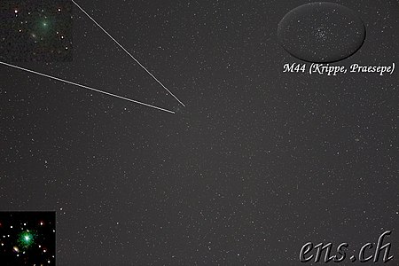 Comet C/2018 Y1 (Iwamoto) with M44, 13. February 2019, 23:04 Uhr