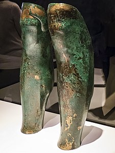 Philip II's bronze greaves