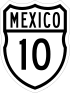 Federal Highway 10 shield