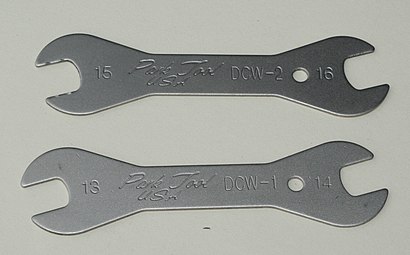 Double-ended cone wrenches, 13 & 16 mm