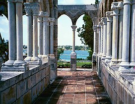 View towards Nassau from The Cloisters on Paradise Island.