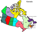 Map of Canada in Breton