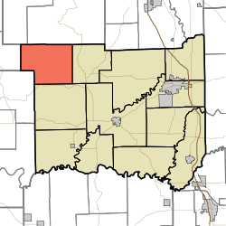 Location in Jackson County
