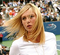 Maria Sharapova at the 2007 US Open