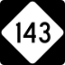 North Carolina Highway 143 marker