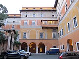 The courtyard of Palazzo Della Rovere