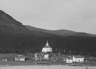 View of the original church (1844-1987)
