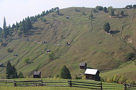 Rural landscape in Moldovița