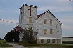 Big Oak Methodist Church on County Road 330
