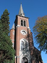 St. Lambert church (1871) in Émines