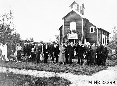 Photo of the church at its consecration