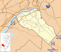 Pitman is located in Gloucester County, New Jersey