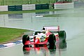Michele Alboreto's T93/30 at the 1993 British Grand Prix