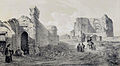 Ruins of Ark castle, Eugène Flandin 1841.