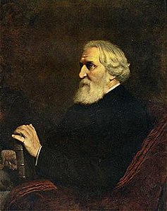 The Russian novelist Ivan Turgenev spent the last years of his life in Paris (1872)