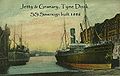 Tyne Docks in 1886